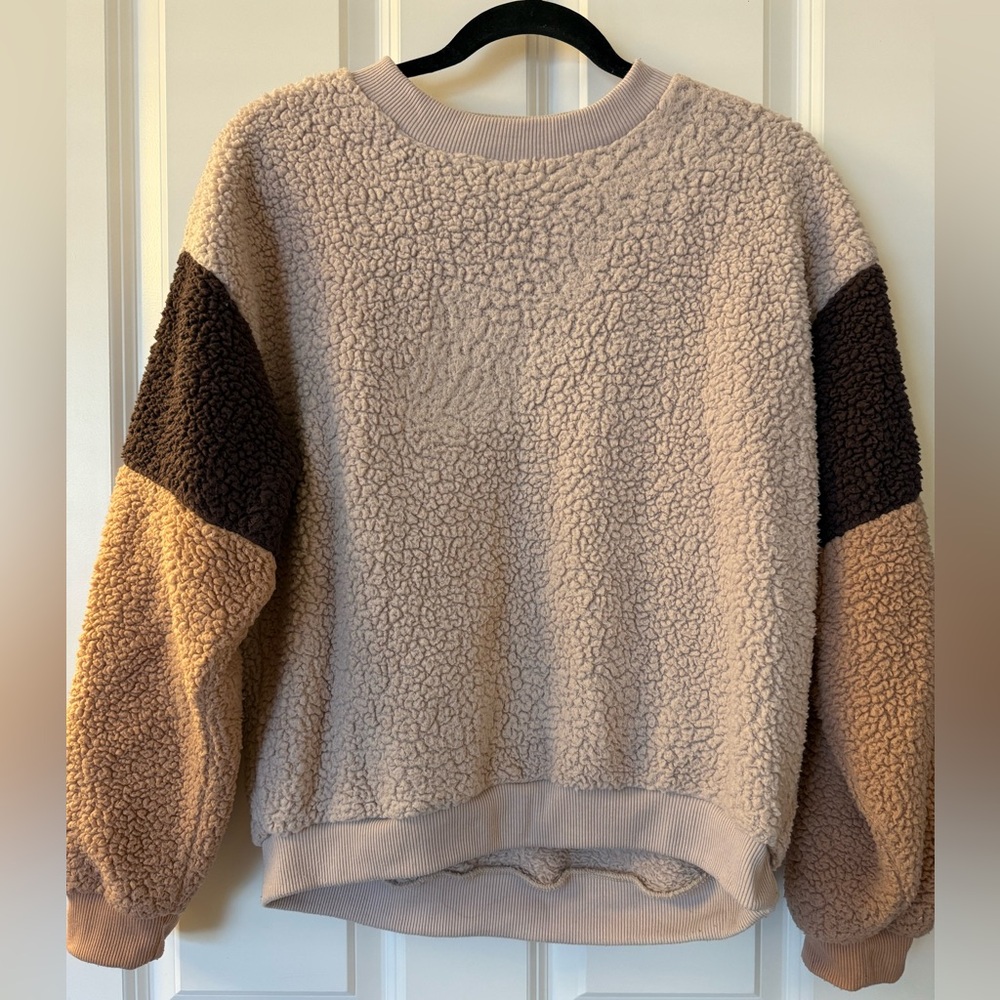 American Eagle Outfitters Textured Pink Sweater